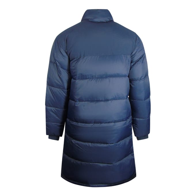 Lyle & Scott lang gewatteerd marineblauw pufferjack