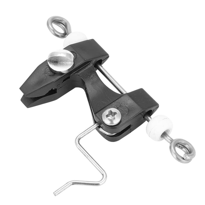 Verstelbare Spanning Trolling Clips Release Clip Bootvissen voor Outrigger Downrigger black