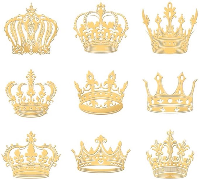 VT Goods - Kroon Patroon Stickers - Zelfklevende Stickers voor