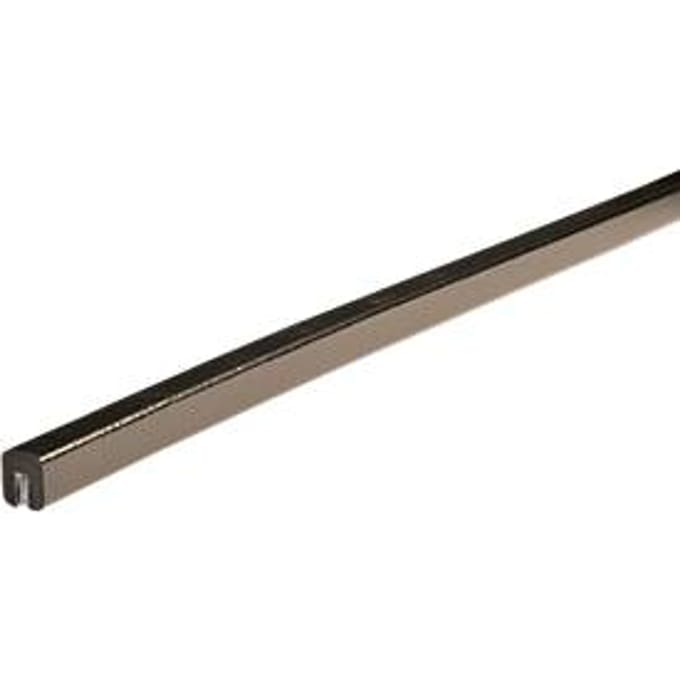 Randbeschermprofiel type G, 5 m/rol, zwart