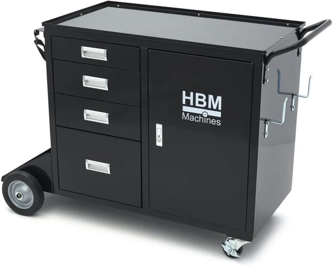 Professionele XL Heavy Duty Verrijdbare Laswagen Deluxe
