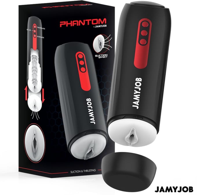 JAMYJOB - PHANTOM AUTOMATIC VAGINA MASTURBATOR 5 SUCTION AND THRUST MODES