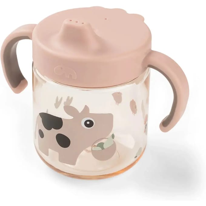 Beker met tuit en 2 handvatten baby Done by Deer Tiny farm