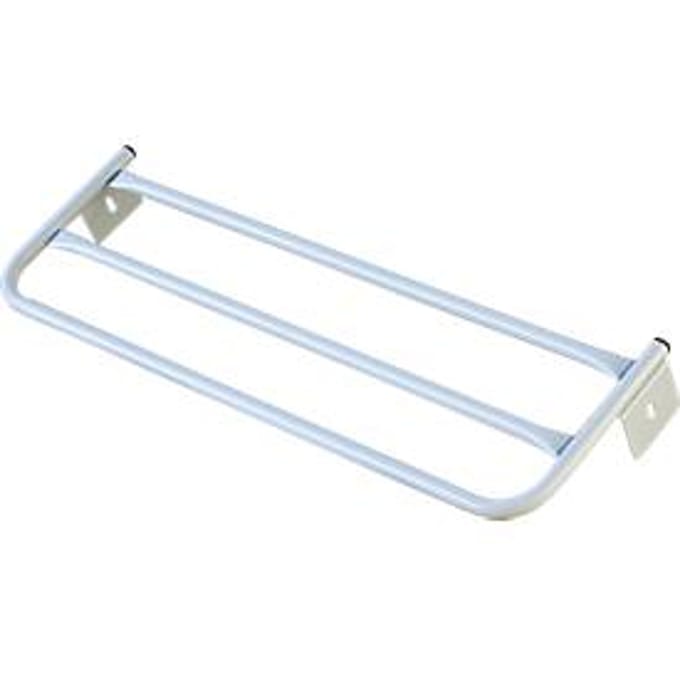 Hoedenplank voor kleedkamerbank, rvs, 1500 mm lang