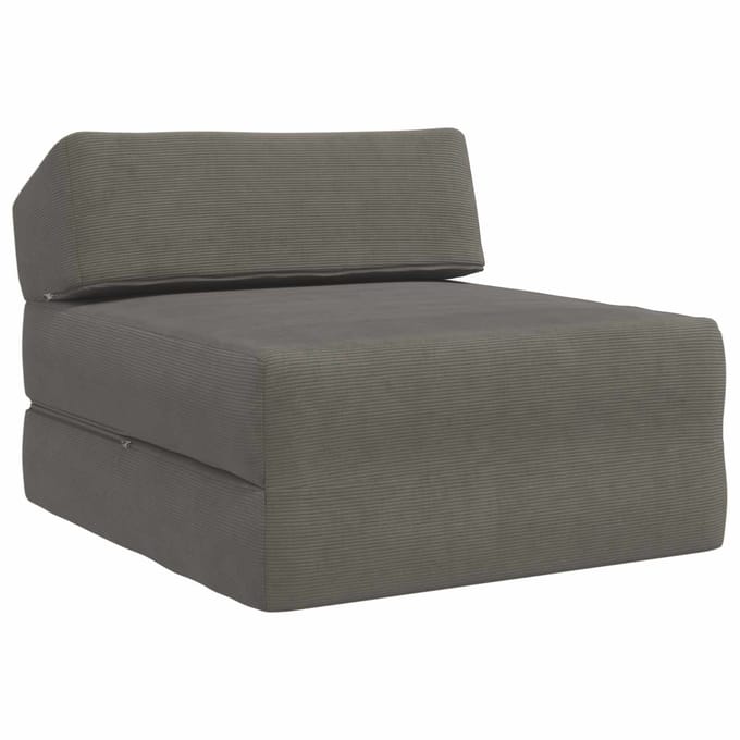 vidaXL - Vouwbare - Sofa - Bed - Lichtgrijs - 60 - x - 70 - x - 41 - cm - Stof