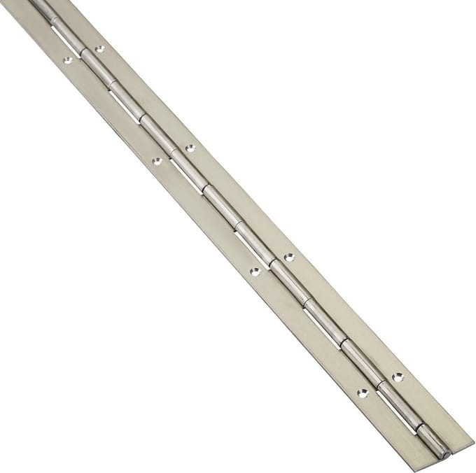 Pianoscharnier RVS-look 1000 mm - Meubelscharnier voor Professioneel en Doe-Het-Zelf
