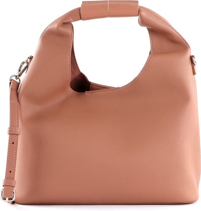 SEIDENFELT MANUFAKTUR Handtas Schoudertas Janne Hobo Rose Tan Abrikoos