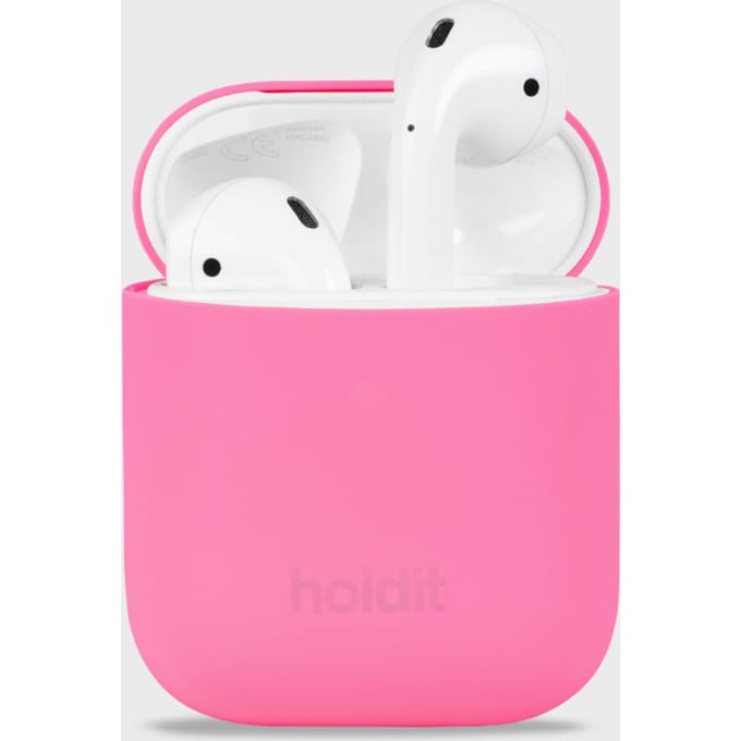 Silicone Case Bright Pink AirPods 1&2