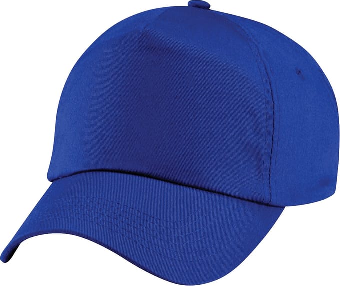 Beechfield Unisex Plain Original 5 Panel Baseball Cap (Pakket van 2) (Koninklijk)