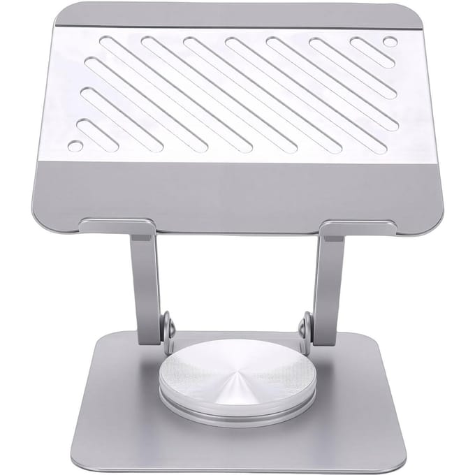 Support de tablette pivotant à 360 degrés, support de tablette rotatif, réglable multi-angles pour toutes les tablettes de 13 pouces et moins gray