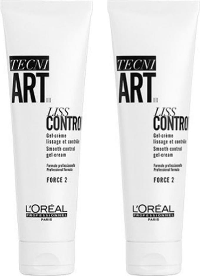 L'Oreal Tecni Art 2 Liss Control Gel-Creme - 2 x 150 ml