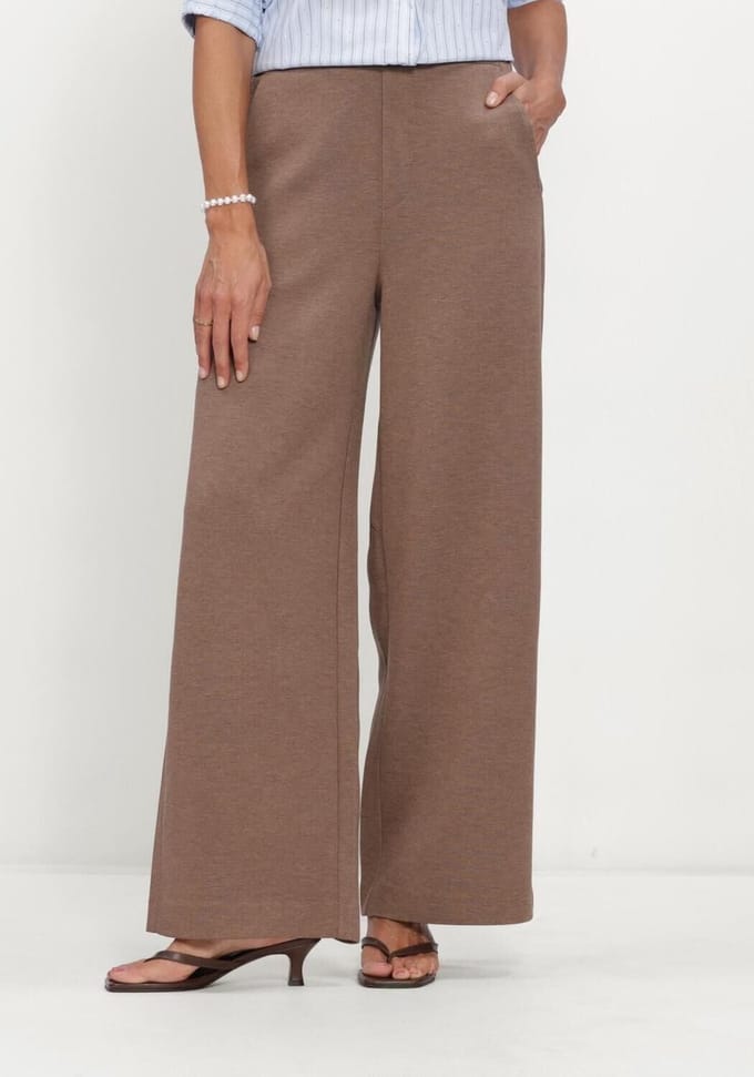 INWEAR Gincetteiw Melange Pants Broeken Dames - Bruin - Maat M