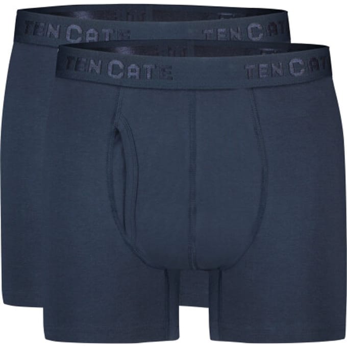 Ten Cate Basics shorts met gulp navy 2-pack voor Heren | Maat S