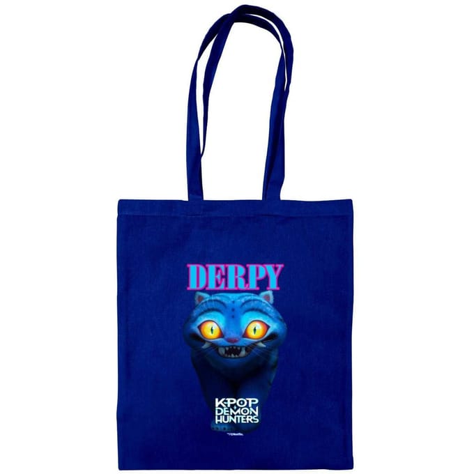 K-Pop Demon Hunters Derpy tijger draagtas (Blauw)