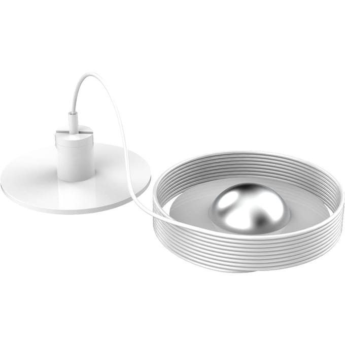 Newgarden hanglamp Roll voor draadloze lamp, wit