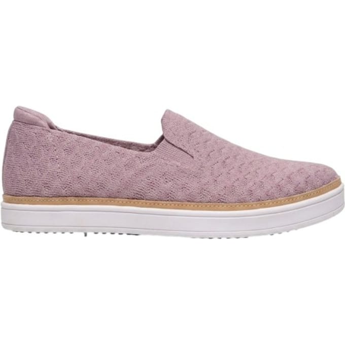 Skechers Coast Drive-loafers met structuur voor dames (Roze)