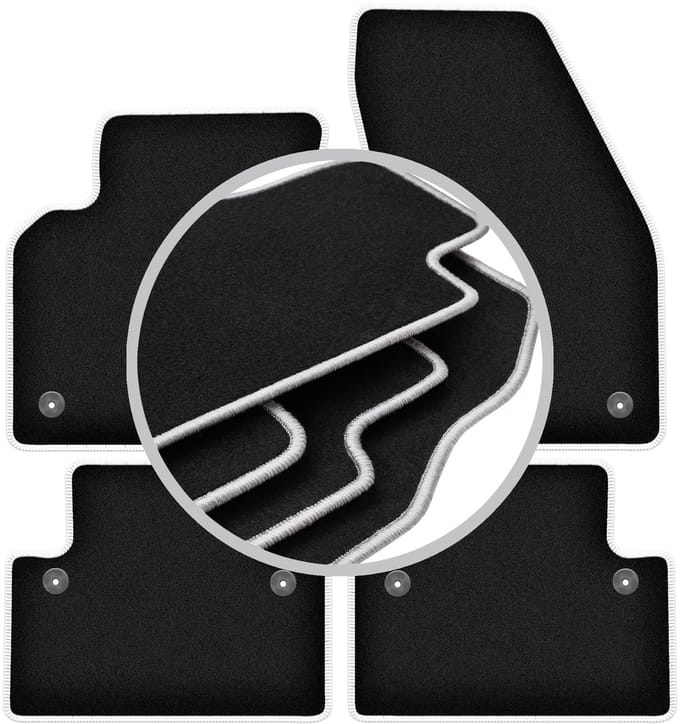 CARLUX-SILVER automatten voor: Volvo C30 hatchback (2006-2012)