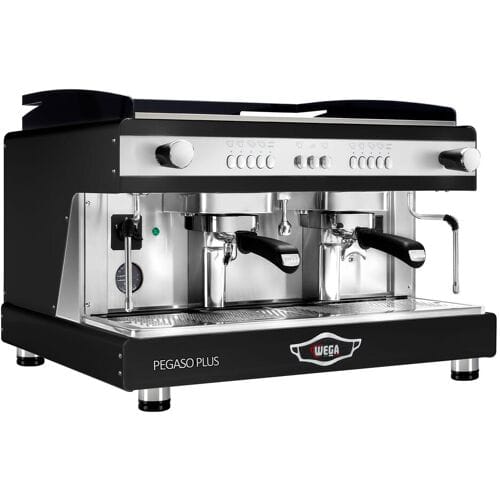 WEGA Pegaso Plus Espressomachine / Pistonmachine - 2 groepen - met melkopschuimer & heet water