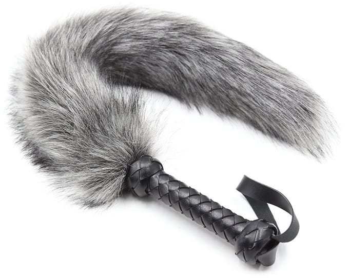 Smart Moves - Vossenstaart Flogger - 62cm - Grijs