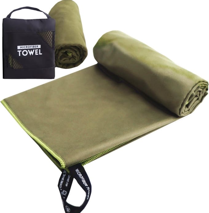 Microvezel Reishanddoek Sneldrogend Superabsorberend Lichtgewicht Campinghanddoek
