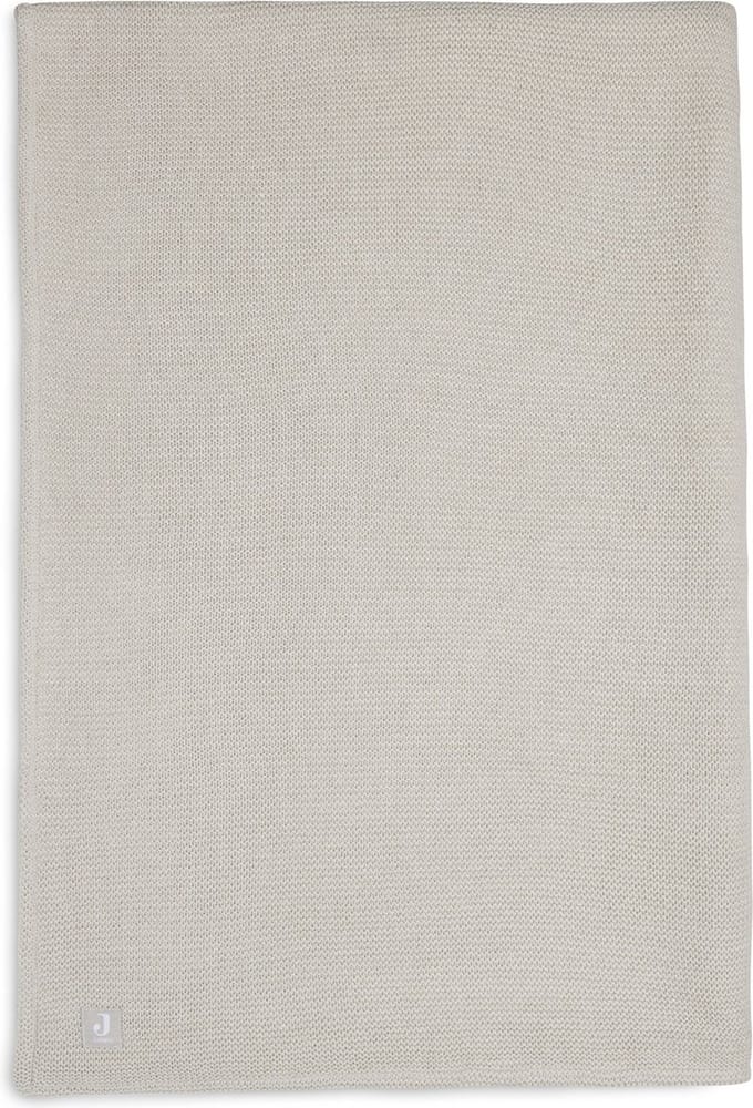 Jollein Baby Deken Ledikant 100x150cm Basic Knit - Nougat/Fleece