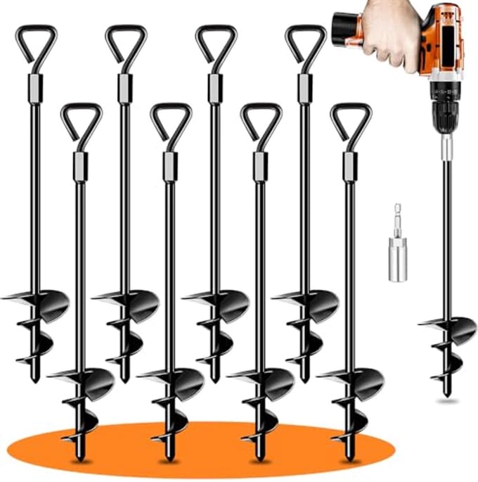 Heavy Duty Grondankers en Tentharingen - 8-pack voor Stabiliteit en Veiligheid