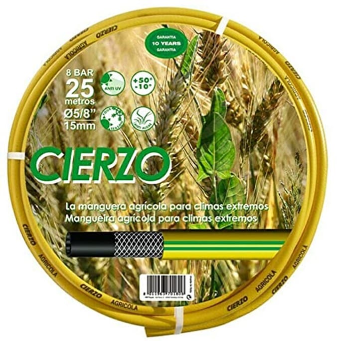 Tuinslang 15 mm 25 m - Drielaags met Polyester Versteviging, Algen- en UV-Bescherming