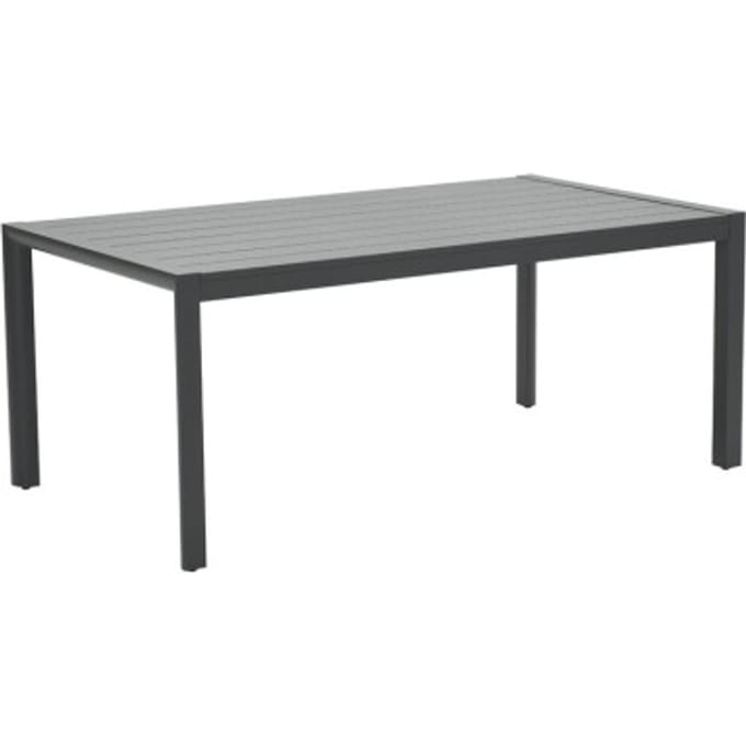 Garden Impressions Gosford dining tuintafel - 180x100cm - carbon black