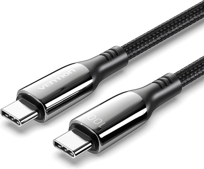 Vention CTKBAV USB-kabel USB 2.0 1,2 m USB C Zwart