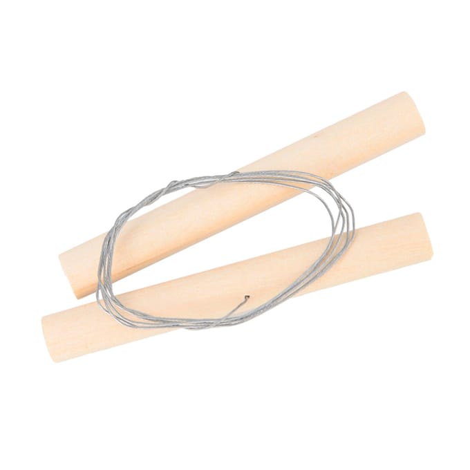 Draagbare Draad Kleisnijder Keramische Klei Tool Boetseren Snijden Gereedschap beige