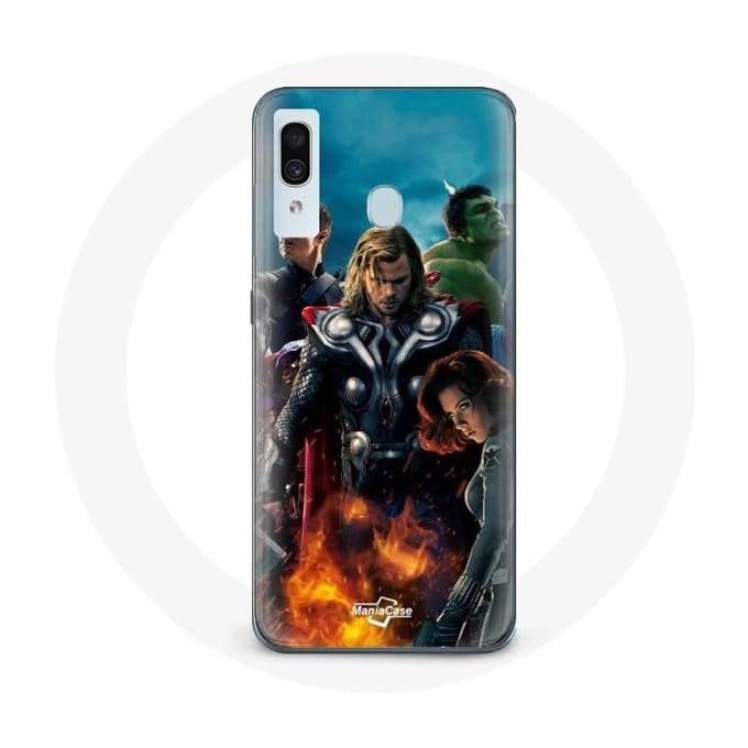 Coque pour Samsung Galaxy A20 Avengers film de super héros