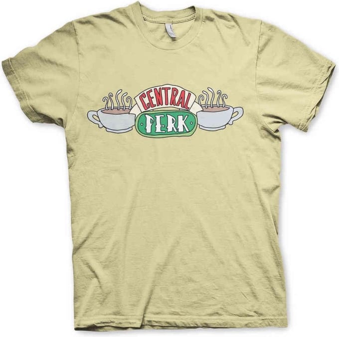 Friends Heren Tshirt -M- Central Perk Groen