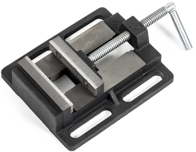 Boorklem met slinger spindel