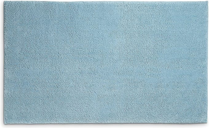 Badmat, 80 x 50 cm, Polyester, IJs Blauw - Kela | Maja