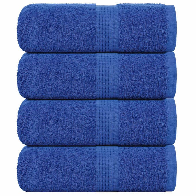 vidaXL - Washandjes - FROGN - 4 - st - 30x30 - cm - 360 - g/m² - blauw