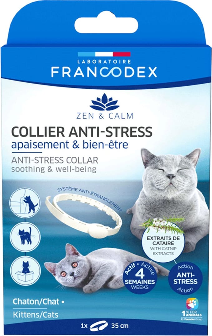 Francodex Anti-Stress Band Kat - 1 stuk