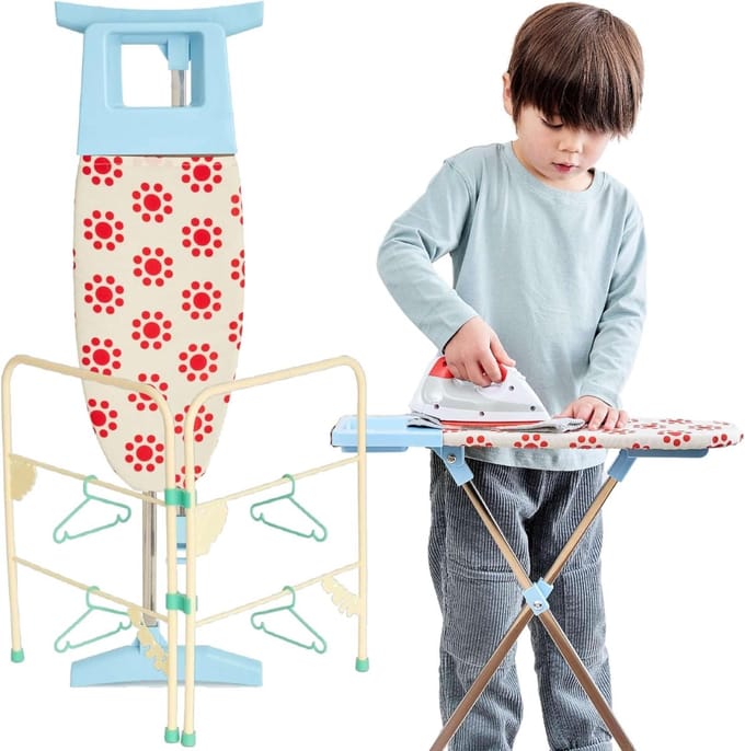 Strijkset voor Kinderen met Strijkijzer en Plank