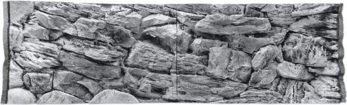 Ceramicnature Achterwand Aquarium 57,5 Cm Grijs