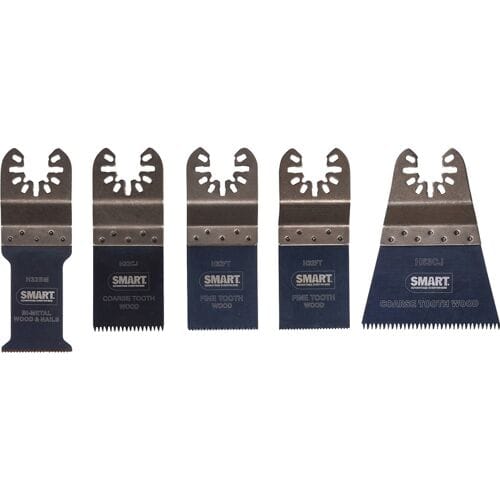 SMART Blades Multitool Zaagbladen Set - Voor Oscillerende Multitools - 5-Delig