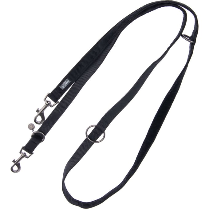 Hondentuig Nomad Tales Blush, ebony - Bijpassende riem: 200 cm lang, 20 mm breed