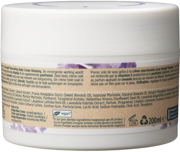 Kneipp Bodycrème Relaxing - 4 x 200 ml - Voordeelverpakking