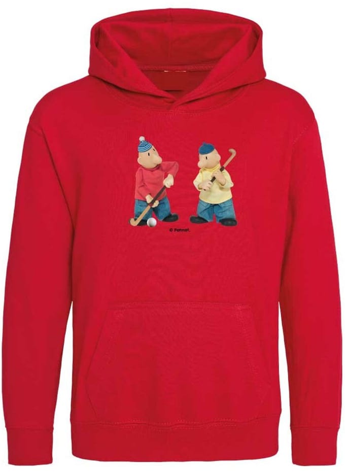 Hingly Hooded sweater Buurman & Buurman Hockey Rood 128