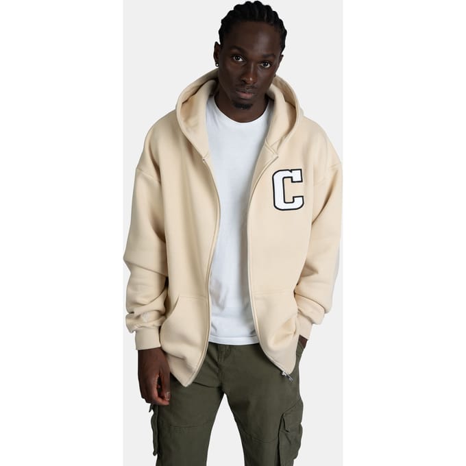 Crystal Paris Oversized zip-hoodie Patch