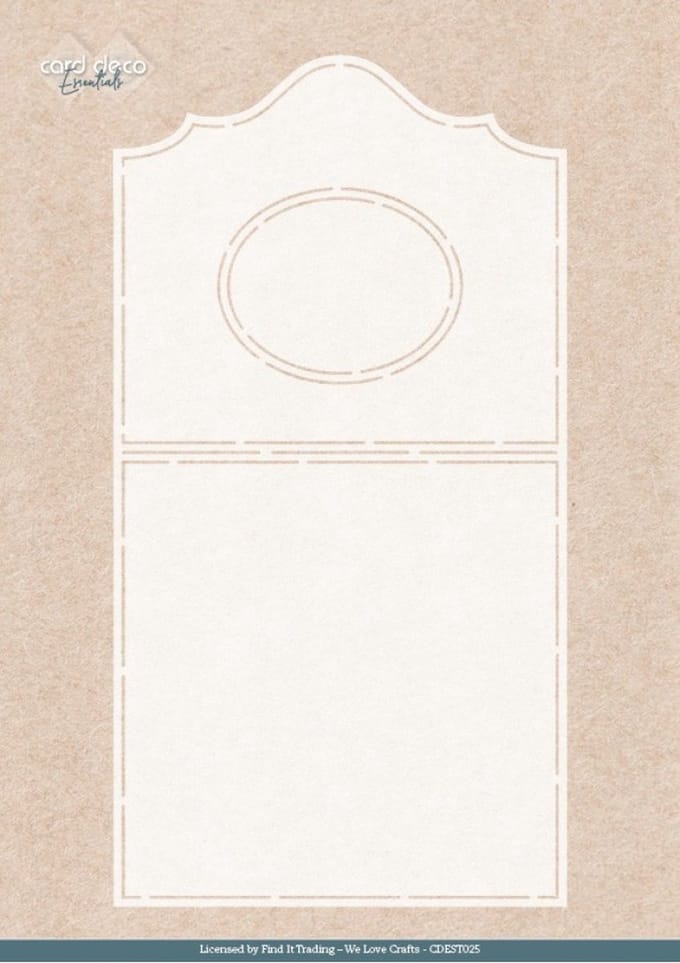 Stencil - Card Deco Essentials - Lovely Lilacs 2