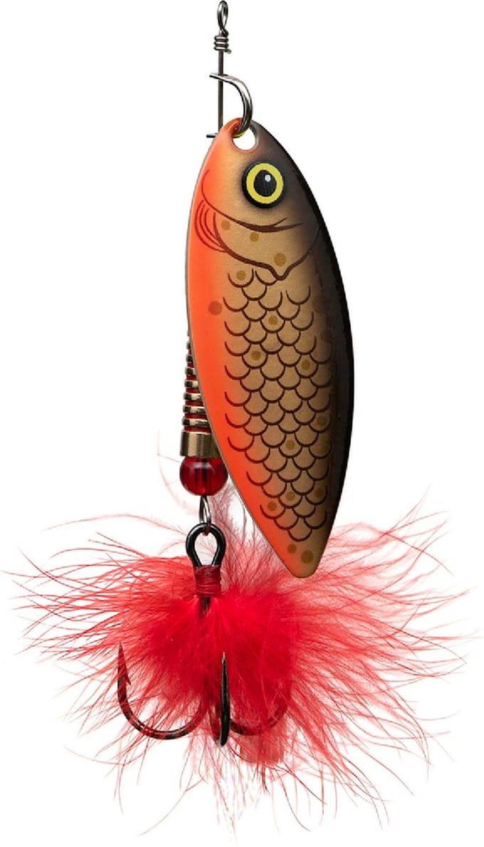 Fox Rage Ultra UV Spinners - Maat : Hot Olive size 6 - 26g - haak 2/0