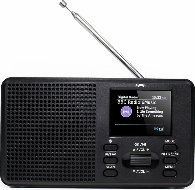 Xoro DAB 142 DAB+ - FM draagbare radio met bluetooth