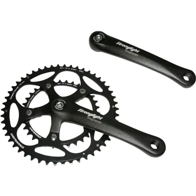Road crankstel Stronglight Impact 9-10V. 170 mm 50-34 8V.