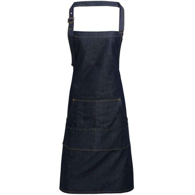 Premier Denim Jean stijl gestikt slabbenschort (Indigo Denim)