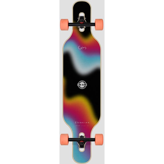 Long Island Longboards Geo 40"X9.4" Flex1 Fiberflex Complete patroon