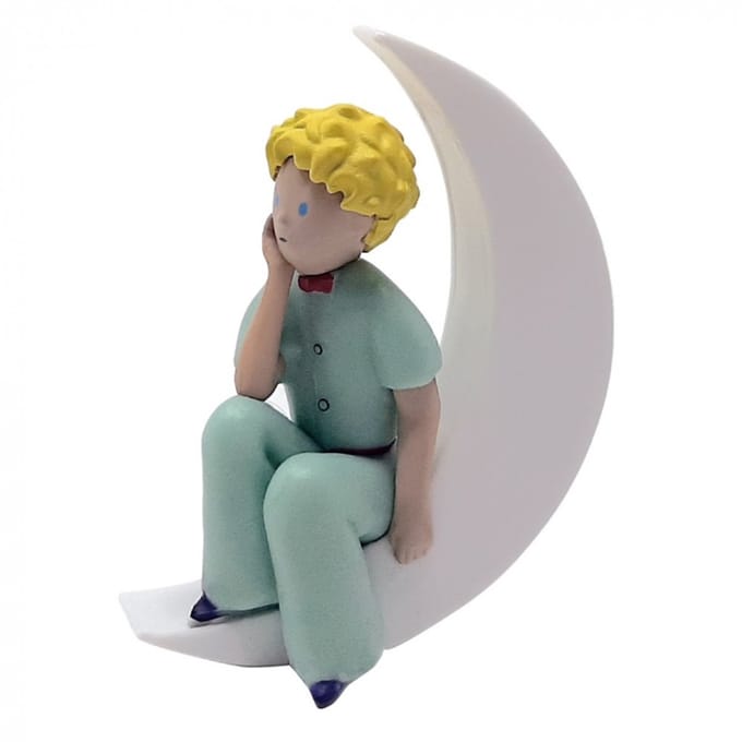 Plastoy - The Little Prince Sitting On The Moon Figure